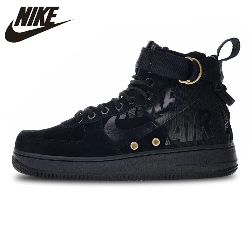 

Nike SF Air Force 1 Utility Mid Skateboarding Shoes Sneakers Sports Black for Men 917753-002 40-45