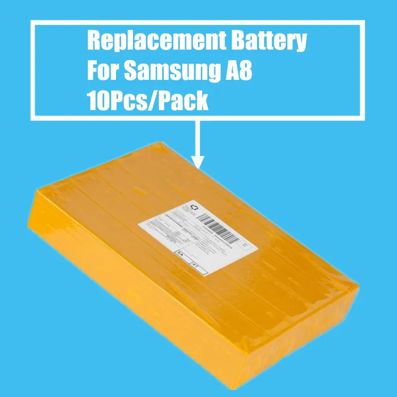 10Pcs/Pack 3050mah Replacement Battery for Samsung A8 High Qualityin
