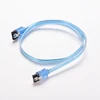 1 unid nueva 20in 50 cm SATA 3.0 III 6 Gb/s alta velocidad del cable de datos del disco duro 6Gbs PC duro disco conectar cable conector azul claro ► Foto 1/6