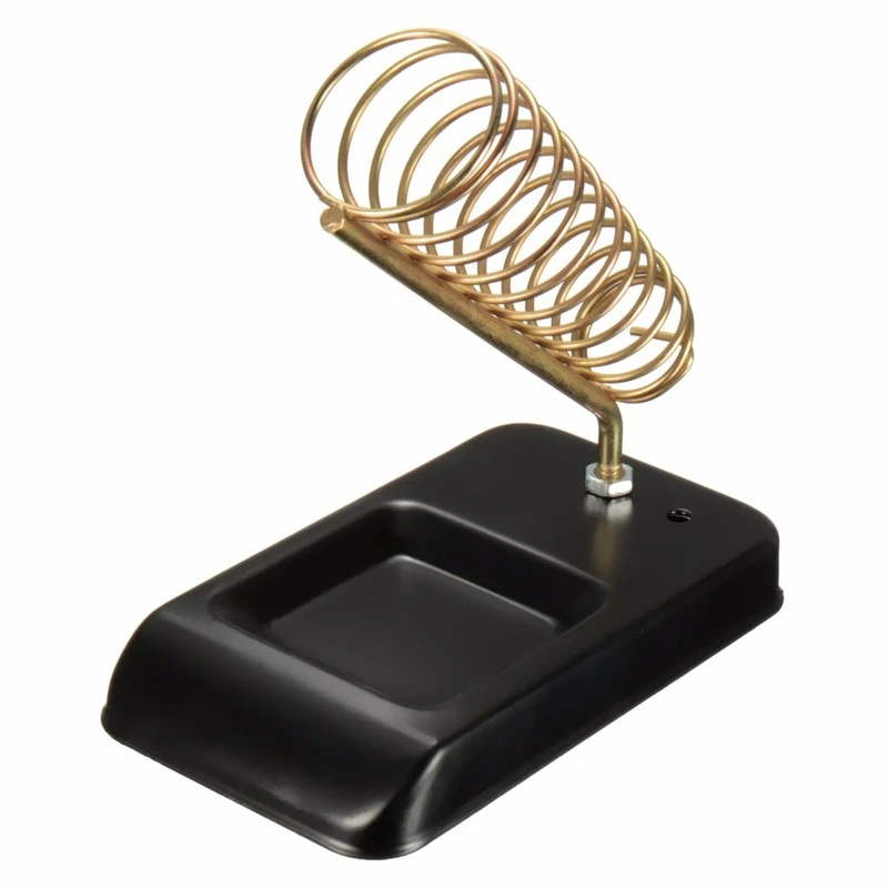 Useful Solder Iron Metal Rectangle Stand Holder Base and
