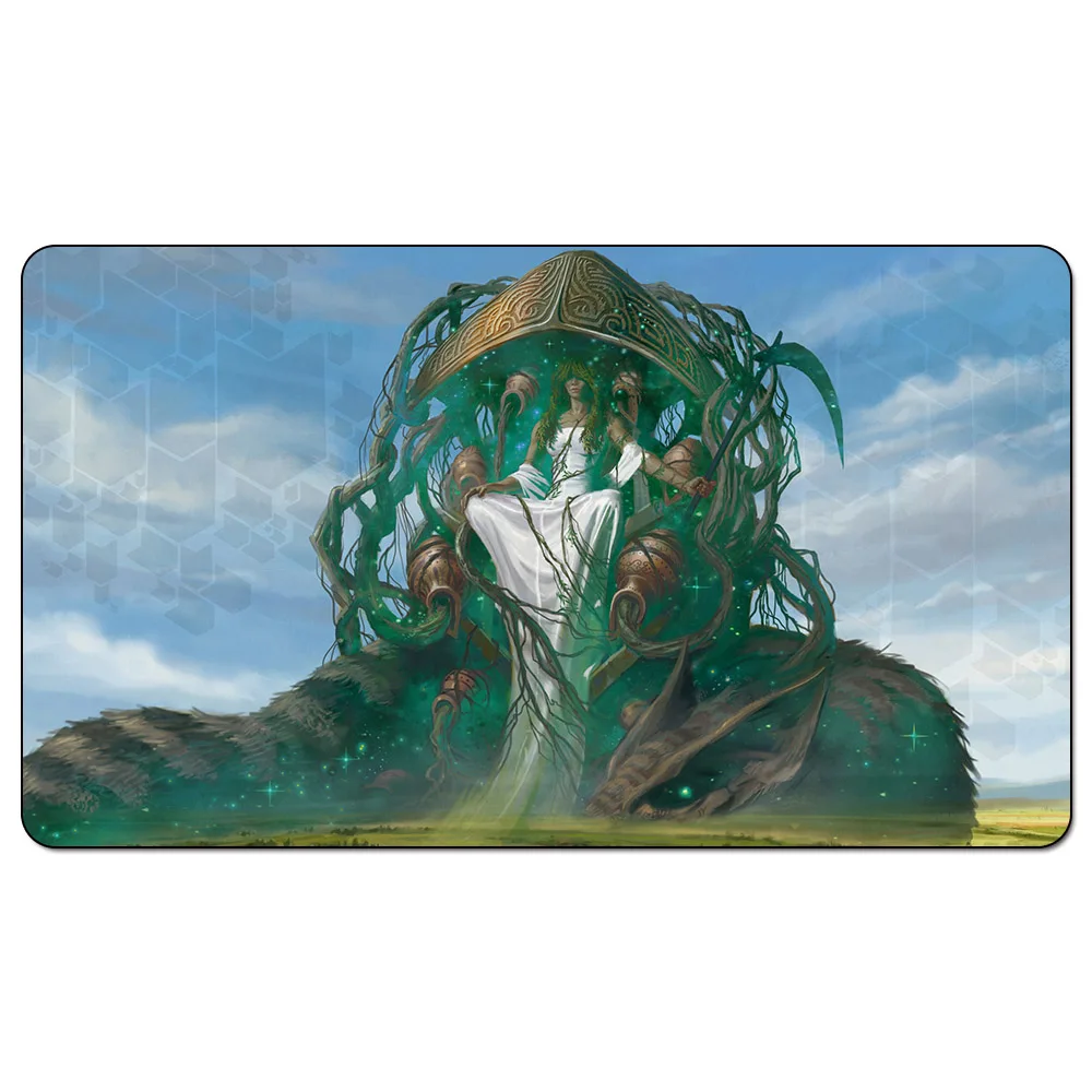 

Magic trading card game Playmat: Karametra, God of Harvests art playmat for trading card game 60cm x 35cm (24" x 14") Size