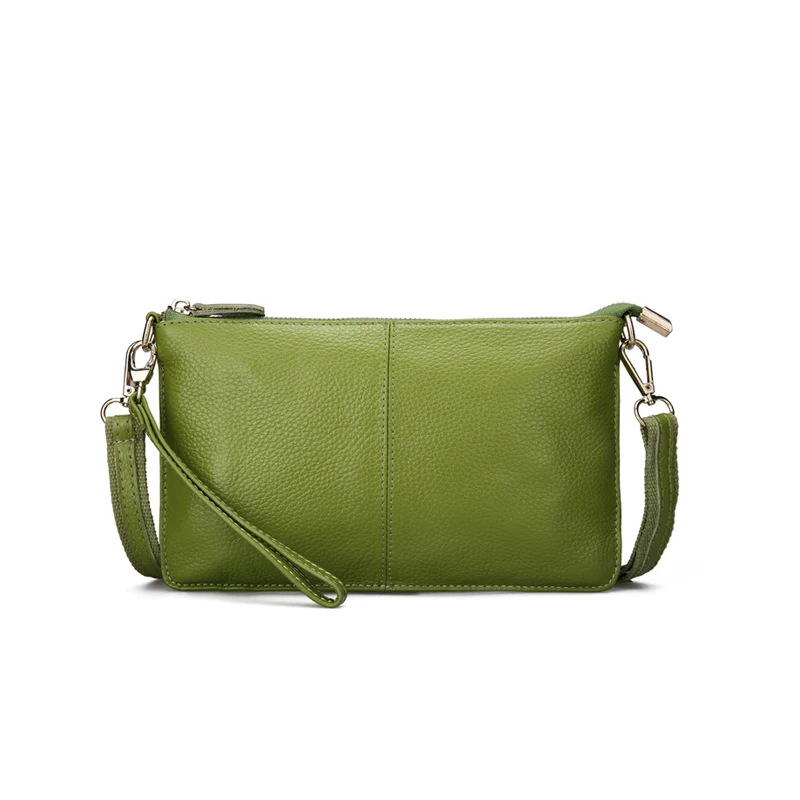 LY.SHARK женская сумка из натуральной кожи, маленькие сумки через плечо для женщин, сумка-мессенджер на плечо, клатч, женские ручные сумки, летние красные - Цвет: Green B