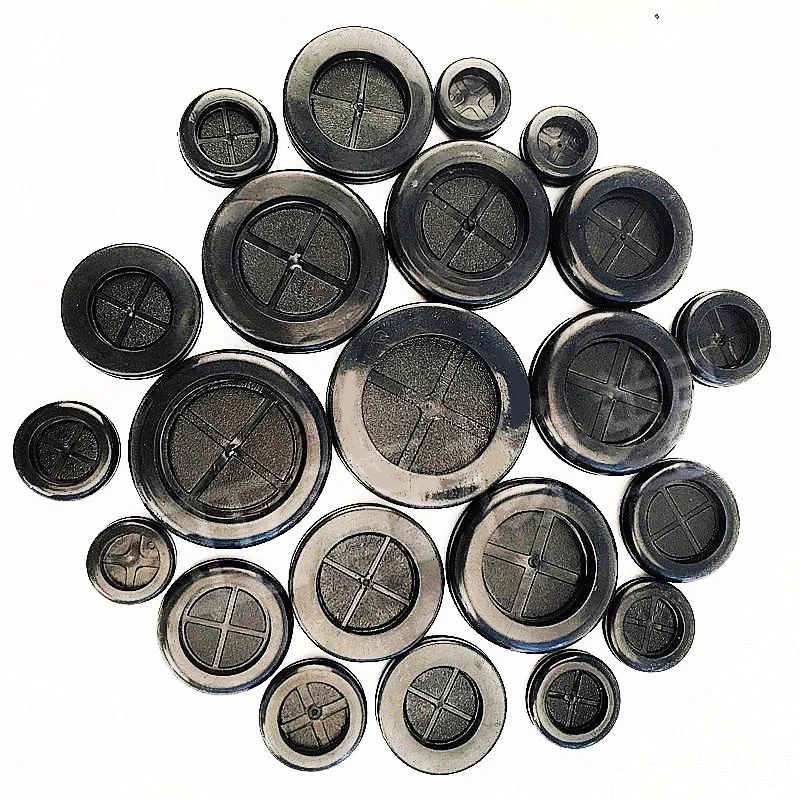 10PCS Double côtés Câblage Protecteur Câble Fil Caoutchouc Anneau joint 25mm