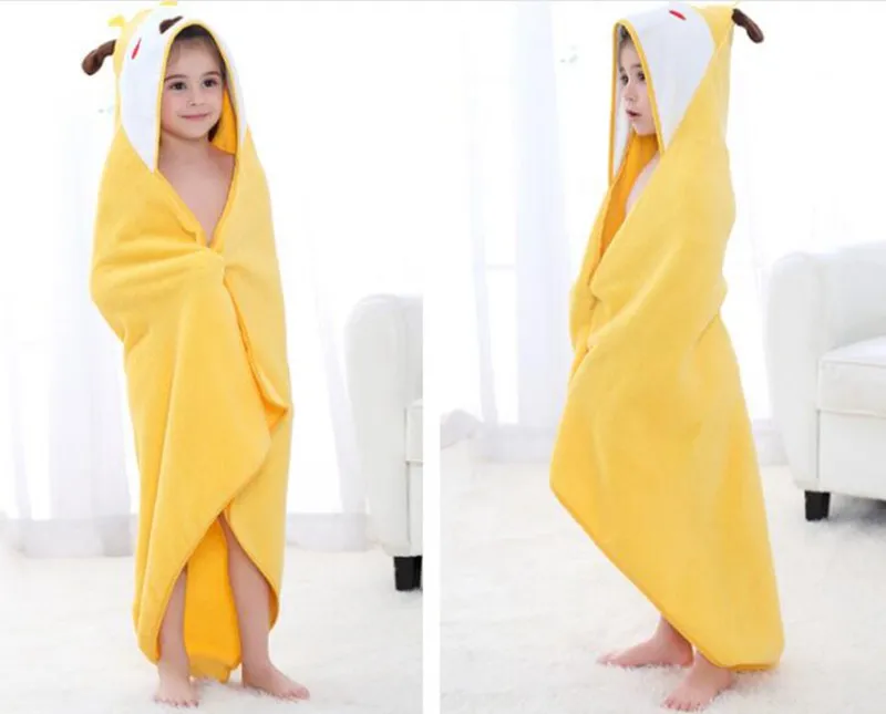 COOTELILI Animal Sleepwear Robes Cartoon Hoodies Pyjama Baby Sleep Cotton Pijamas Infantil Bath Robe Kids Baby Girls Clothes (2)