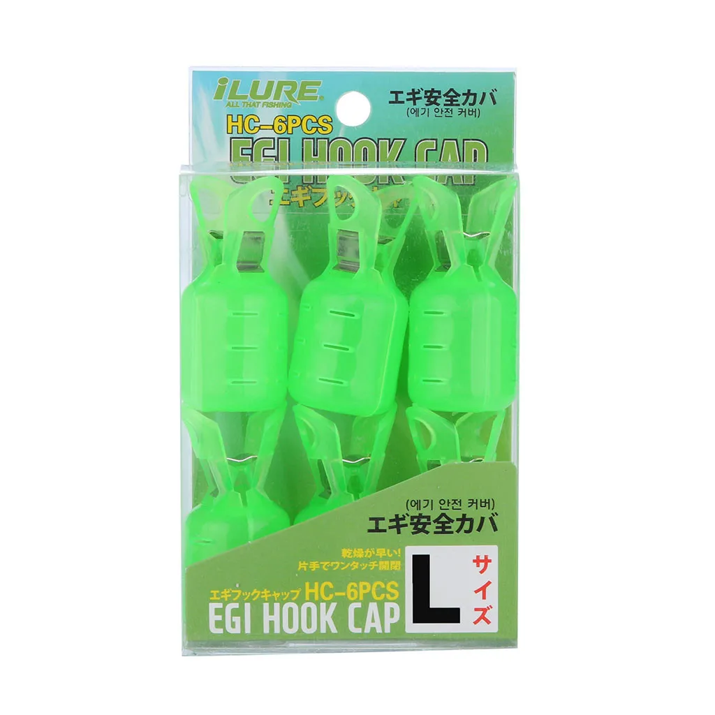 

High quality PVC Wooden Shrimp Hook Protection Sheath Fishhook Sheath practical Durable Fishing Accessories 5.5*2.5*2.5cm
