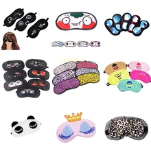 Милая маска для глаз с изображением белой панды из мультфильма, тени для век для женщин и мужчин, мягкая переносная маска для сна с повязкой на глаза, маска для сна, покрытие, забота о здоровье