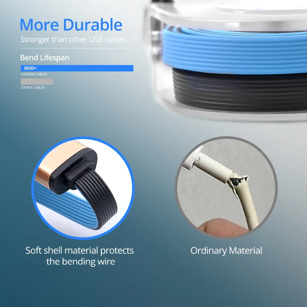 FONKEN 2 في 1 USB كابل مايكرو USB نوع C الهاتف كابل قابل للسحب البسيطة نوع-C سريع شحن الحبل نقل البيانات المحمول الكابلات FONKEN 2 في 1 USB كابل مايكرو USB نوع C الهاتف كابل قابل للسحب البسيطة نوع-C سريع شحن الحبل نقل البيانات المحمول الكابلات