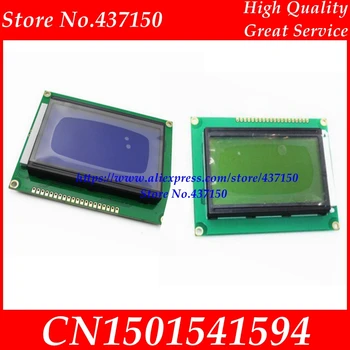 

5V LCD12864 Chinese font display green screen or blue color with backlight ST7920 to send data (E1B1)