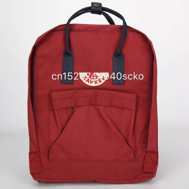 Kankens Original Fox Logo Classic Backpack Bag Mochila Student Teenager