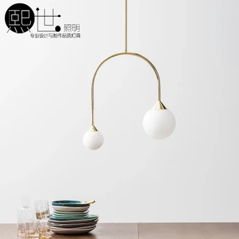 

Nordic Modern Gold LED Pendant Lights bedroom dinning room kitchen hanglampen voor eetkamer E27 LED Lamp Edison Light Bulb