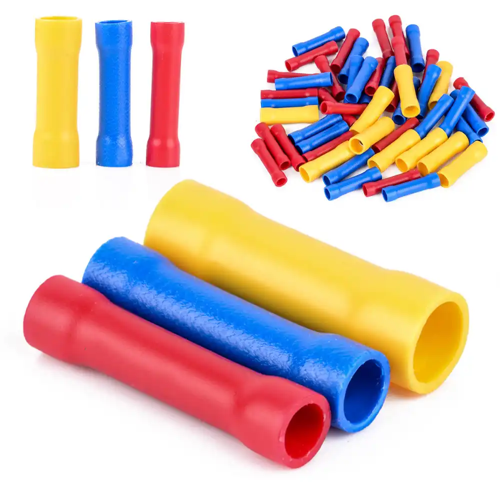 terminal de r/ápido ladrones Electricidad conectores r/ápidos conector del cable Rojo//Azul 45050