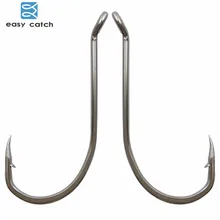 Легко поймать, 50 шт в наборе, 92554 Нержавеющая сталь белый удлиненное Осьминог бронзовых морских рыболовных крючков Размеры 1/0 2/0 3/0 4/0 5/0 6/0 7/0 8/0 9/0