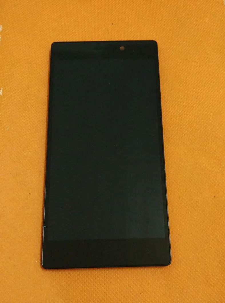 

Used Original LCD Display +Digitizer Touch Screen+ Frame for Lenovo X2 Vibe MTK6595 Octa Core 5.0 inch FHD Free shipping