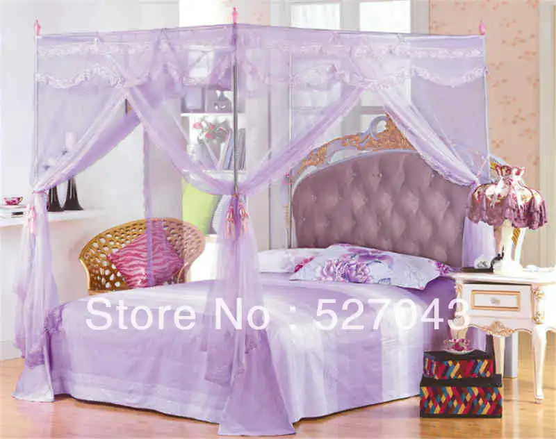 

The Rose Bride Three door mount mosquito net Full/Queen/King Size Mosquito tent,MES04,Free Shipping