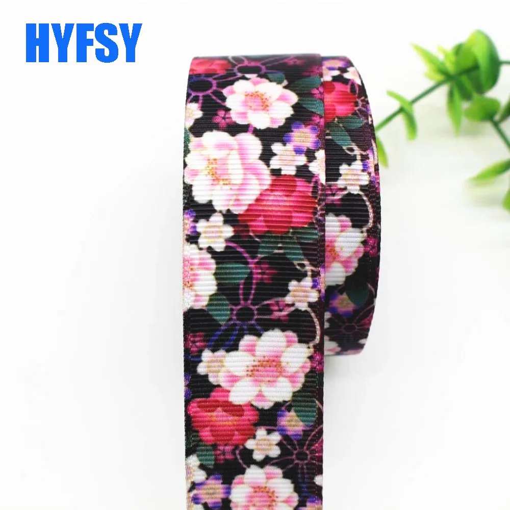 1 '25 мм цветок лента 5 ярдов DIY ручной работы материал головной убор Лук Одежда материал цветы - Цвет: 5