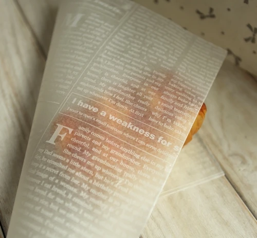 oil paper wax waxed patty paper sheet handmade soap candle candy wax paper sheet