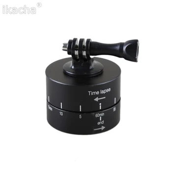 

Time lapse 360 Degree Rotate Camera Tripod Head Base 360 Timelapse for Gopro 6 Sport Action Camera