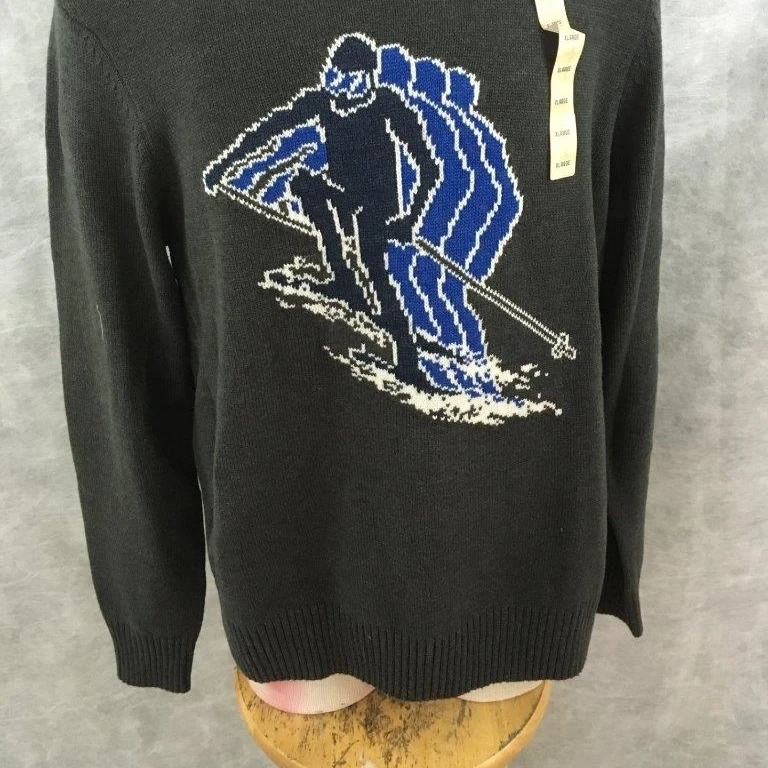 Urban Pipleline mens sweater Size XL gray white blue ski man NEW