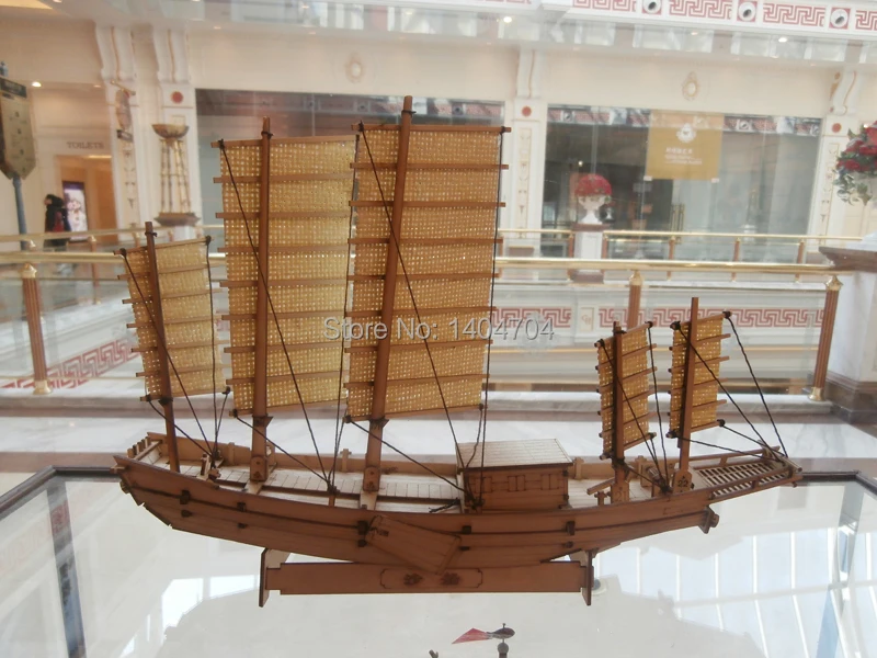 Laser cutting Wooden sailing boat assembled kits Scale 1 ...