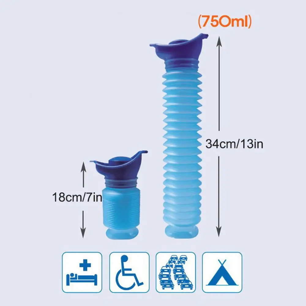 750 мл портативный Писсуар для путешествий, для туалета, для детей, автомобильный горшок, для кемпинга, большой емкости, писсуары, милые, для маленьких детей, для девочек и мальчиков, 1 шт