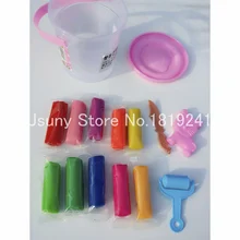 Новый 10 цветов/набор, Красочные Глупо, Шпатлевка DIY Безопасный и Мягкий Полимерный Моделирование Глины, Пластилина Инструменты, мягкая Игра Тесто Jsuny Игрушки
