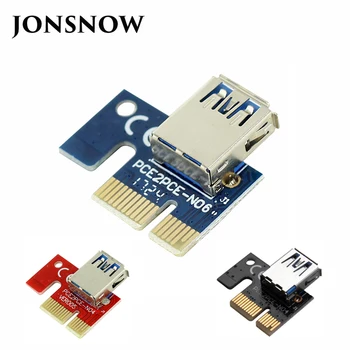 

JONSNOW PCIE 1X to16X PCI-E 1X to USB to Video Graphics Card Expand the line Mining PCI-E Extension Line Small Card Board