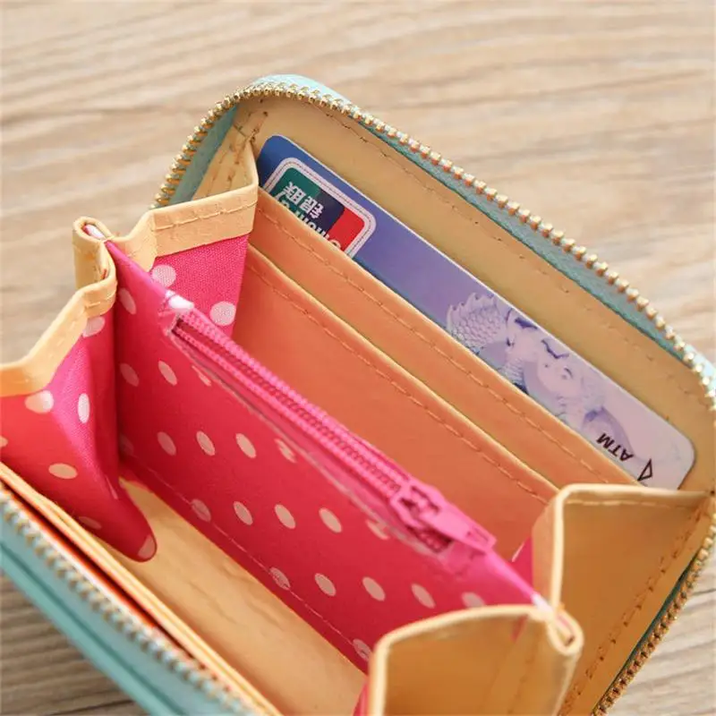 Cat Riding Llama Womens RFID Blocking Zip Around Wallet Genuine Leather Clutch Long Card Holder Organizer Wallets Large Travel Purse
