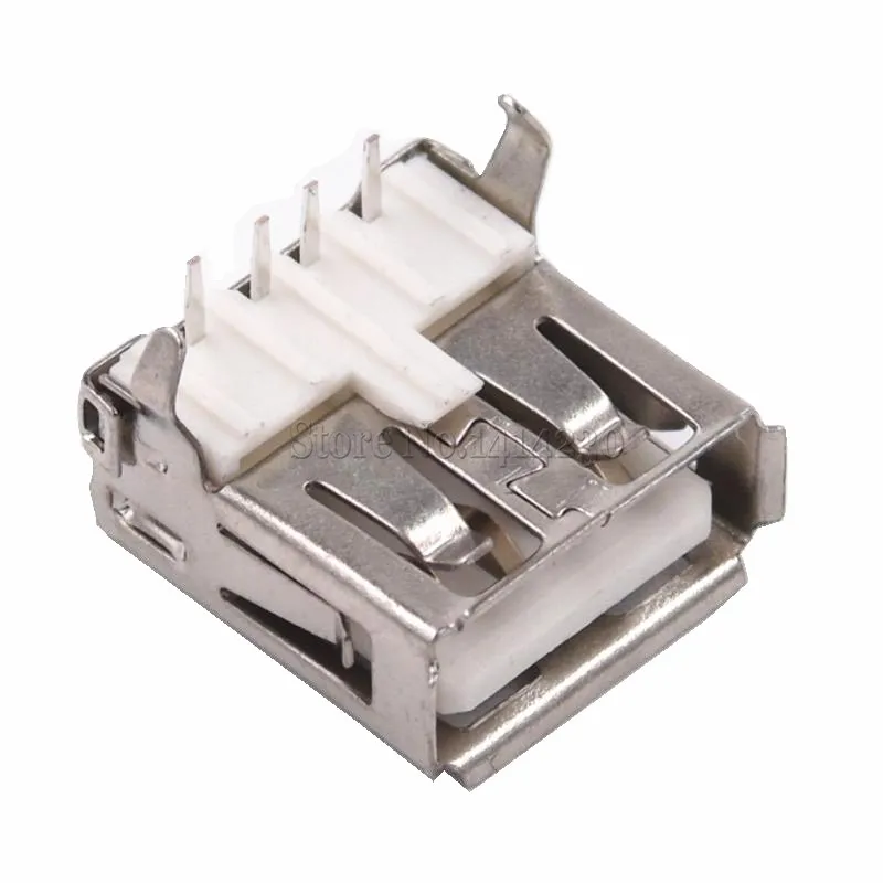 

10PCS USB - type A USB mother Curved needle