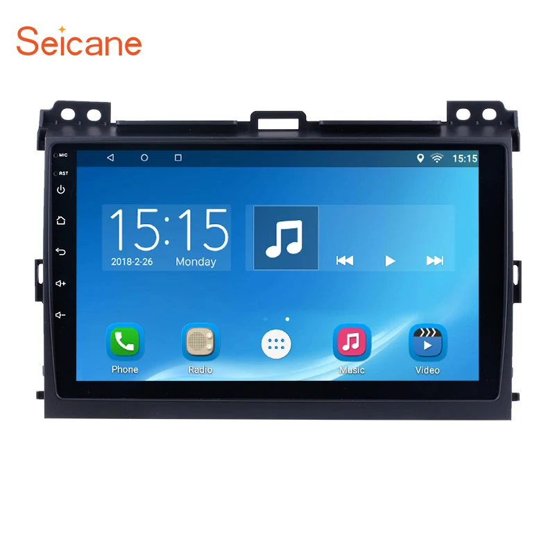 

Russian warehouse Android 6.0 ROM 16GB Car Radio GPS Navigation Unit Player tape record for 2004-2009 Toyota Prado Quad-core
