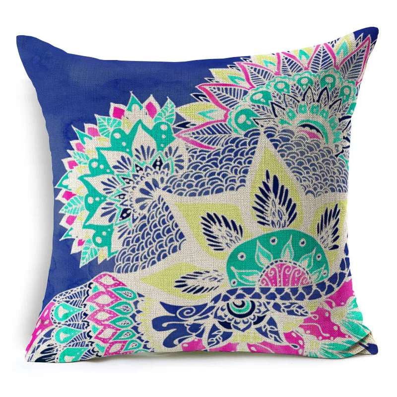الهندي ماندالا نمط ساحة القطن الكتان غطاء وسادة وسادة مكتب سيارة صوفا رمي سادة القضية ديكور المنزل الهندي ماندالا نمط ساحة القطن الكتان غطاء وسادة وسادة مكتب سيارة صوفا رمي سادة القضية ديكور المنزل