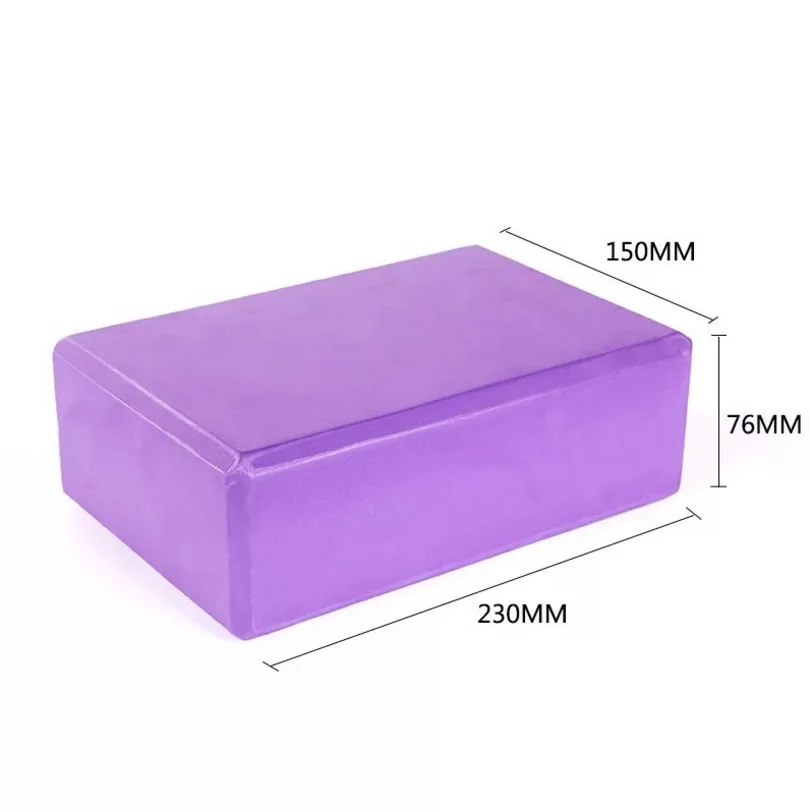

5 Colors EVA Yoga Block Brick Sports Exercise Gym Foam Workout Stretching Aid Body Shaping Health Training Fitness Sets