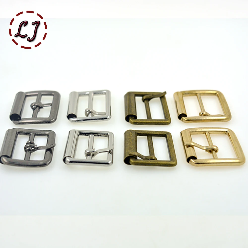

2015 New 20pcs/lot 20mm(0.8in) gold silver bronze iron pipe Square alloy metal shoes bags Belt Buckles DIY sew accessory