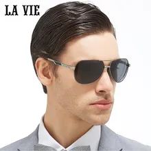 LA VIE поляризационные мужские солнцезащитные очки нового дизайна, разноцветные линзы, оправа из сплава, мужские солнцезащитные очки, подарок Oculos LVA314
