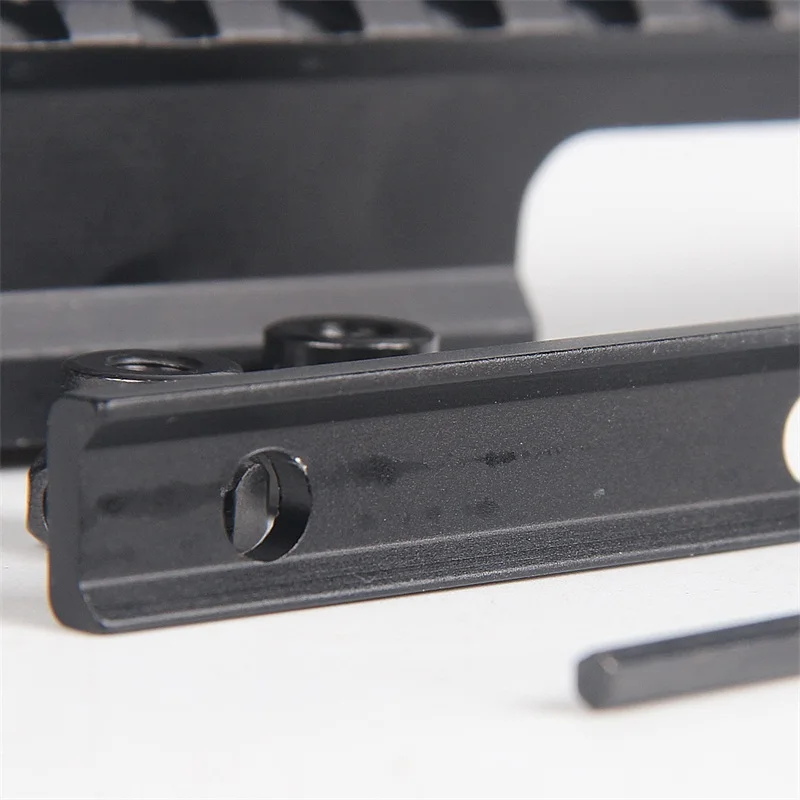 Extension QD Long Riser Scope Mount 25MM High Profile 20mm Picatinny Weaver Rail Metal Base Adapter Converter 14 Slots for Hunting Airsoft RL1-0036 (14)