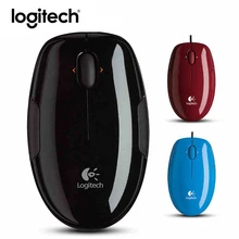 Logitech LS1 Проводная usb-мышь для портативных ПК Laser Мышь Перезаряжаемые удобные четырехходовой колесный мини-компьютер Мышь для рабочего стола