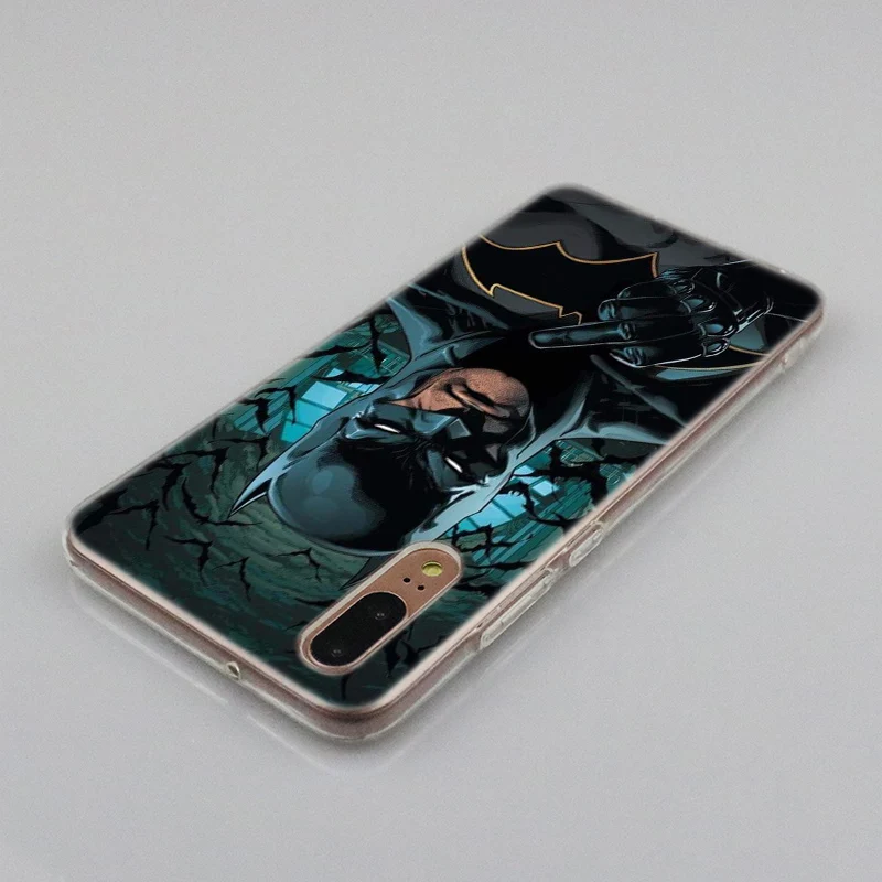 Популярный Бэтмен мягкий силиконовый чехол для Huawei P30 P20 P10 P9 P8 Lite 2017 Pro Mini P Smart 2019 Plus