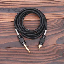 Прочная медь 1,8 м* d6мм тату машина зажим шнур Премиум RCA зажим шнур питания TPS5122