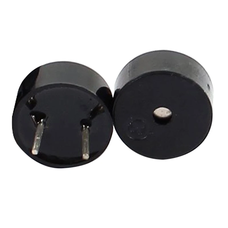 5 шт. непрерывное электронное Buzzer 2 контактный DC 3/5 V-9x4,2mm-черный