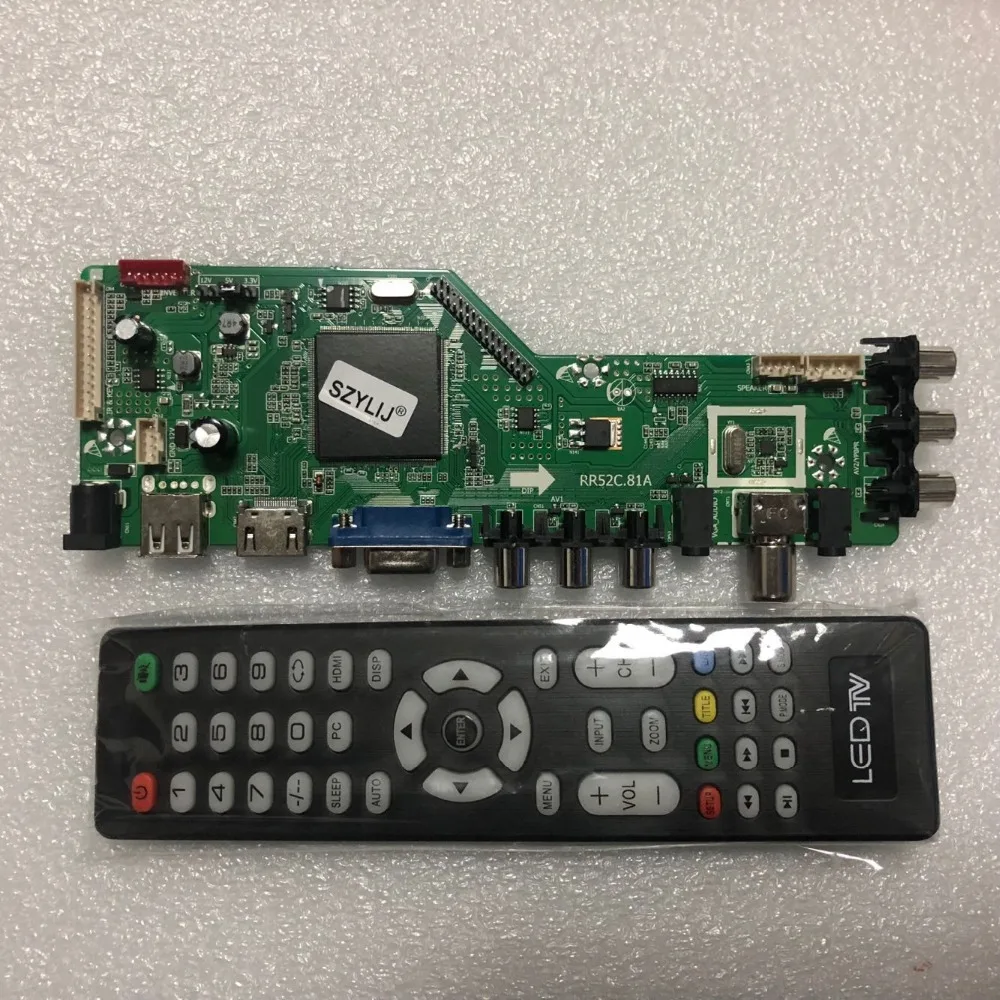 

SZYLIJ free shipping RR52C.81A DVB-T2/DVB-T/DVB-C LCD LED TV Controller spot