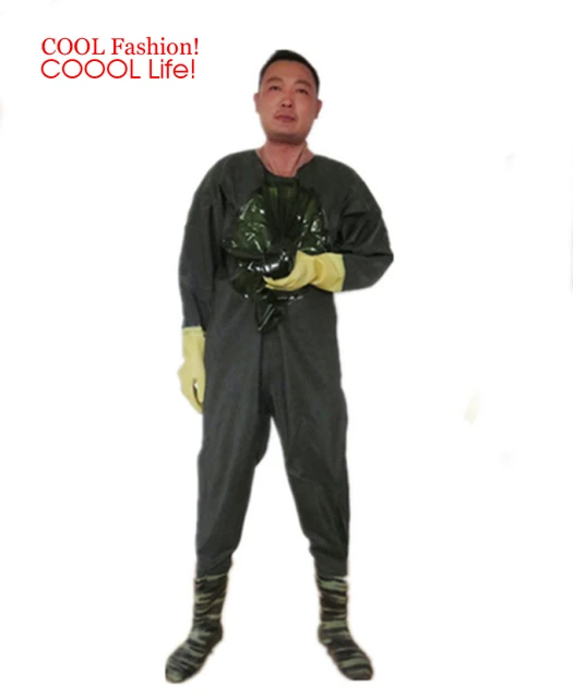 Men Women Waterproof Breathable Chest Waders Fishing Overalls Army Green  Hunting camo Boots Car-washing suit fish shoes pesca - AliExpress