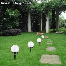 Не-тусклый круглый светильник для двора светодиодный светильник 3 Вт 5 В Ip65 Солнечный газон свет фонарь для ландшафтного сада декоративное освещение для улицы инструменты