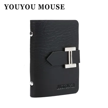 New Men & Women Business Cards Wallet Simple PU Leather Credit Card Holder/Case Card Holder Fashion Bank Cards Bag ID Holders