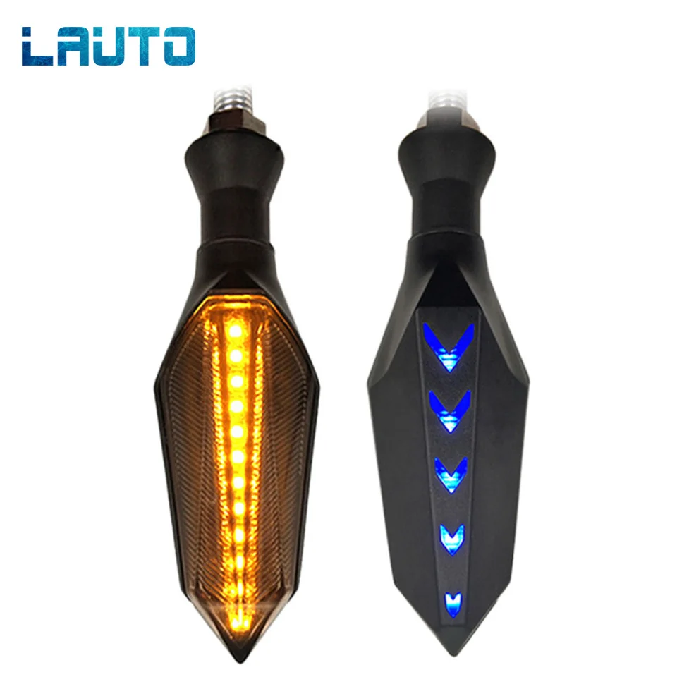 Сайт LAUTO 2 шт. светодиодный мотоцикл сигнала поворота светильник 12V дымчатое