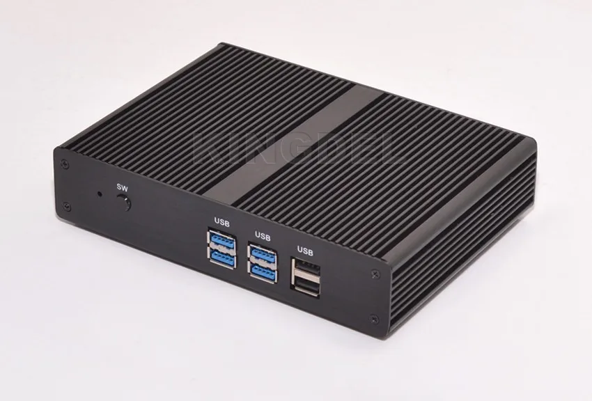 HTPC микро ПК настольный Intel Celeron 3205U двухъядерный мини-компьютер VGA LAN USB3.0 WIFI Windows 10 NC590