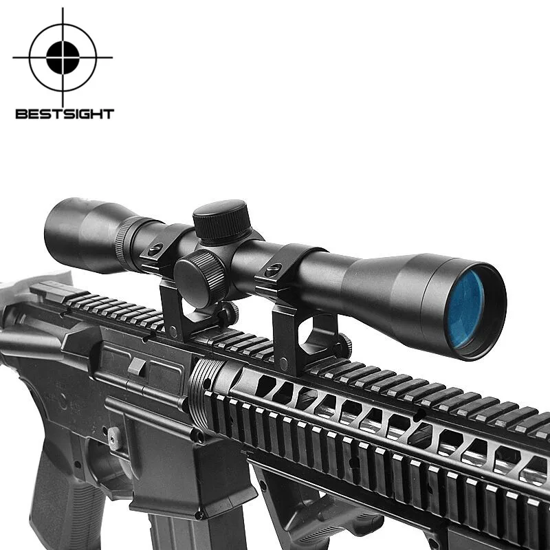 

Tactical 4X32 Optic Sight Rifle Scope Compact Riflescope hunting scopes with 20mm/11mm Rail mounts