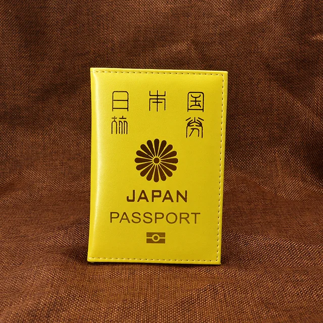 Cute Soft PU Leather Japan Passport Cover Pink Women Passport Case