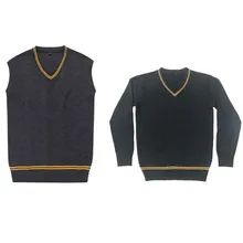 Wholesale Sweater V-neck Vest Uniforms Magic Sweater Long Sleeve Magic Robe Cloak Cosplay Costume
