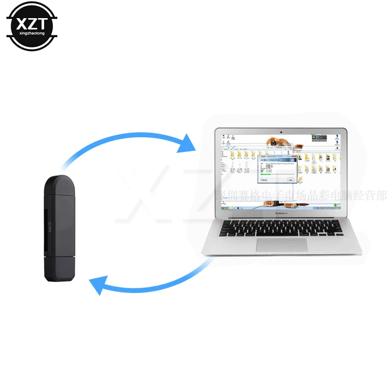 3 в 1 OTG Type C кардридер USB 0 Micro комбо 2 слота TF SD для смартфонов PC Pro горячая