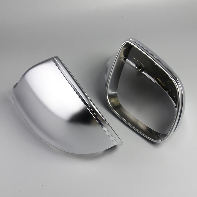 

For Audi Q5 Q7 2009-2015 1 Pair Matte Chrome ABS Rearview Mirror Shell Cover Side View Protection Cap Wing Mirror Cover