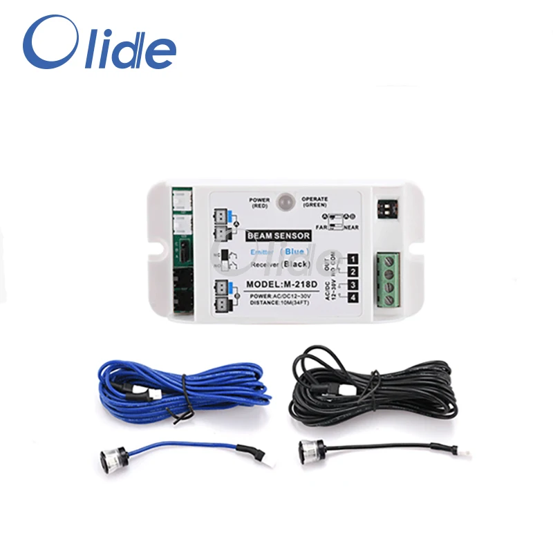 

Safety Beam Sensor For Automatic Door,Automatic Sensor Door Safety Infrared Auti-clip Device AC/DC 12V-36V